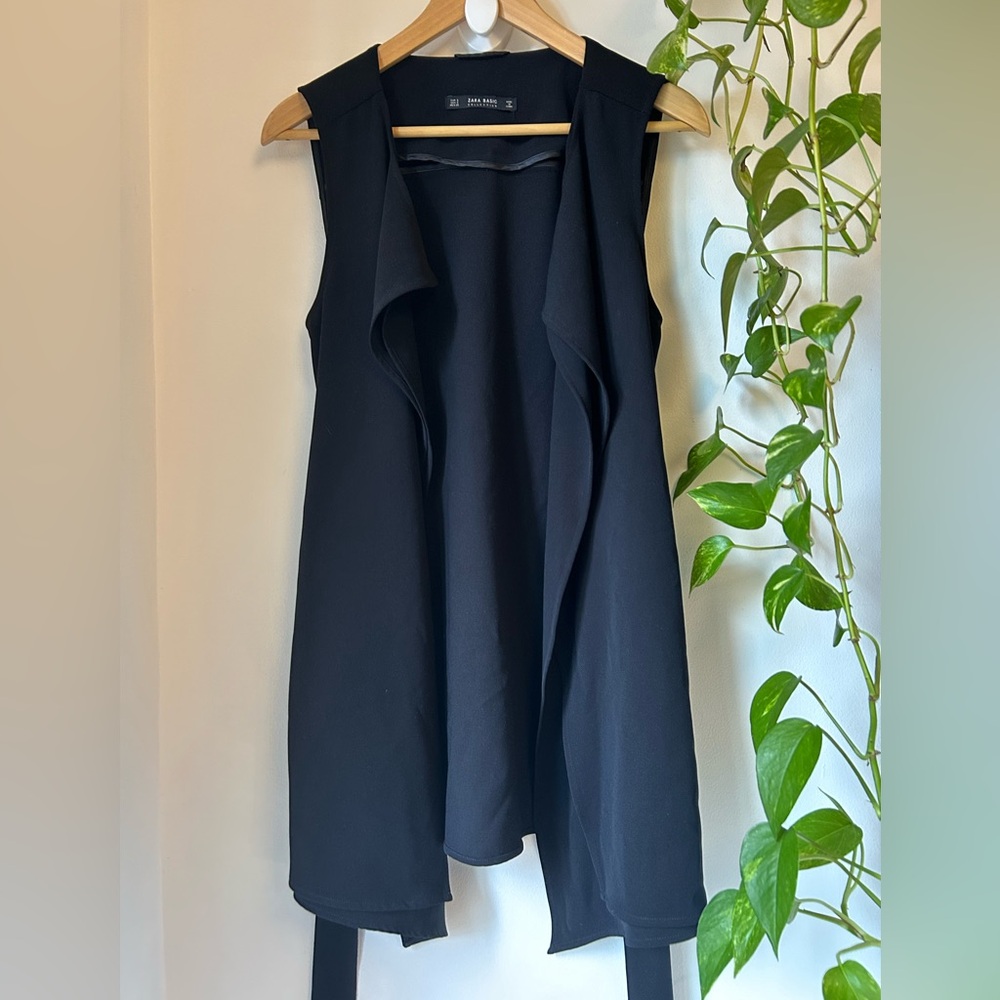 Zara Black Vest